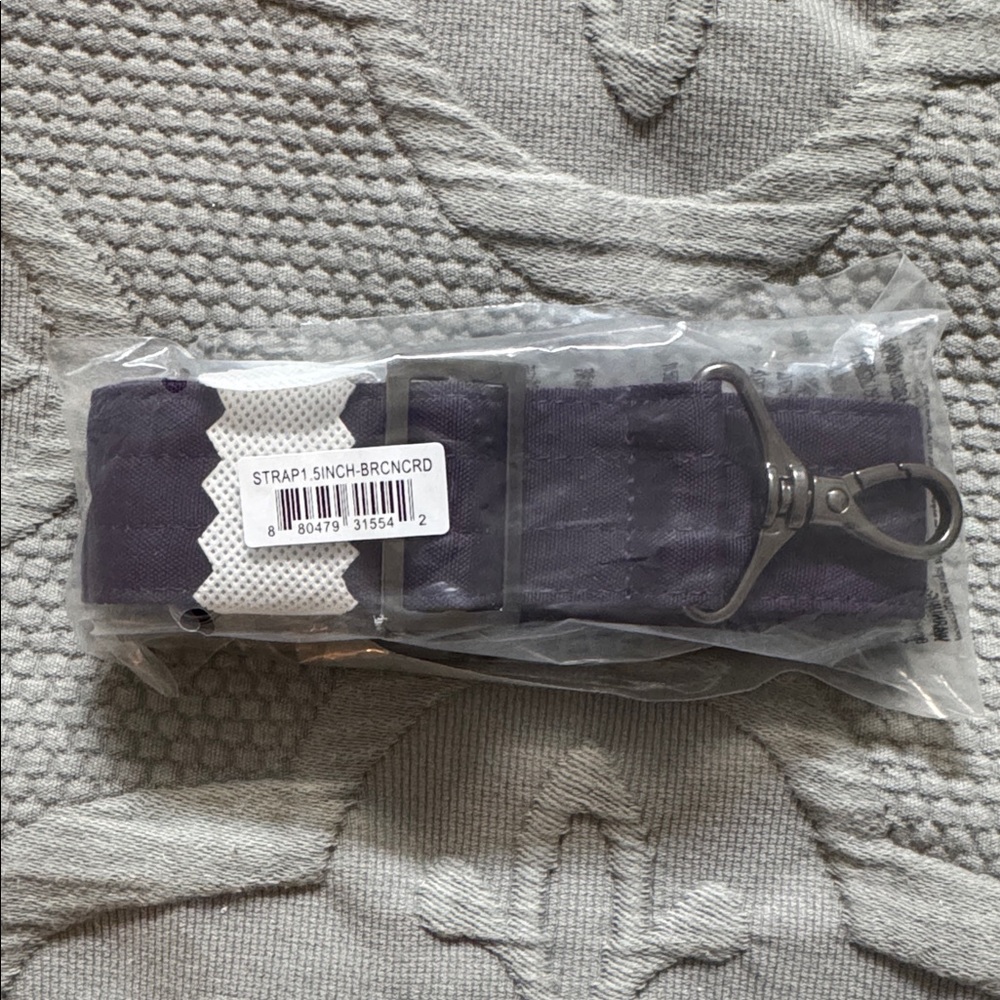 NWT Lug 1.5 inch crossbody strap - Brushed Concord